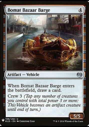 Bomat Bazaar Barge (Frachtkahn des Bomat-Basars)
